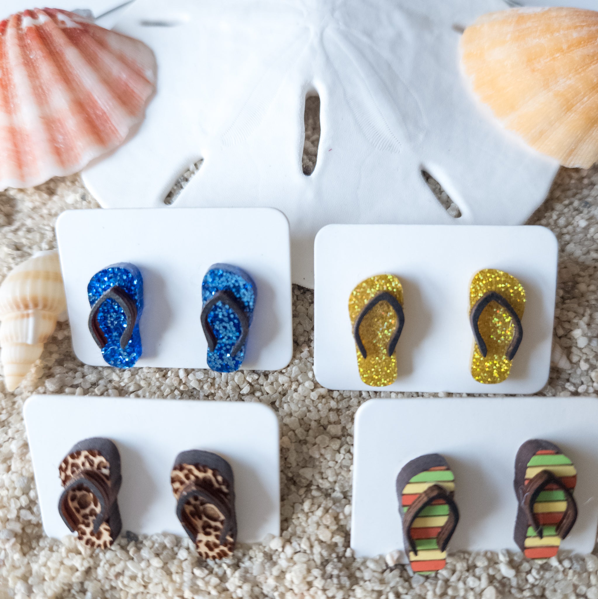 Flip Flop Stud Earrings