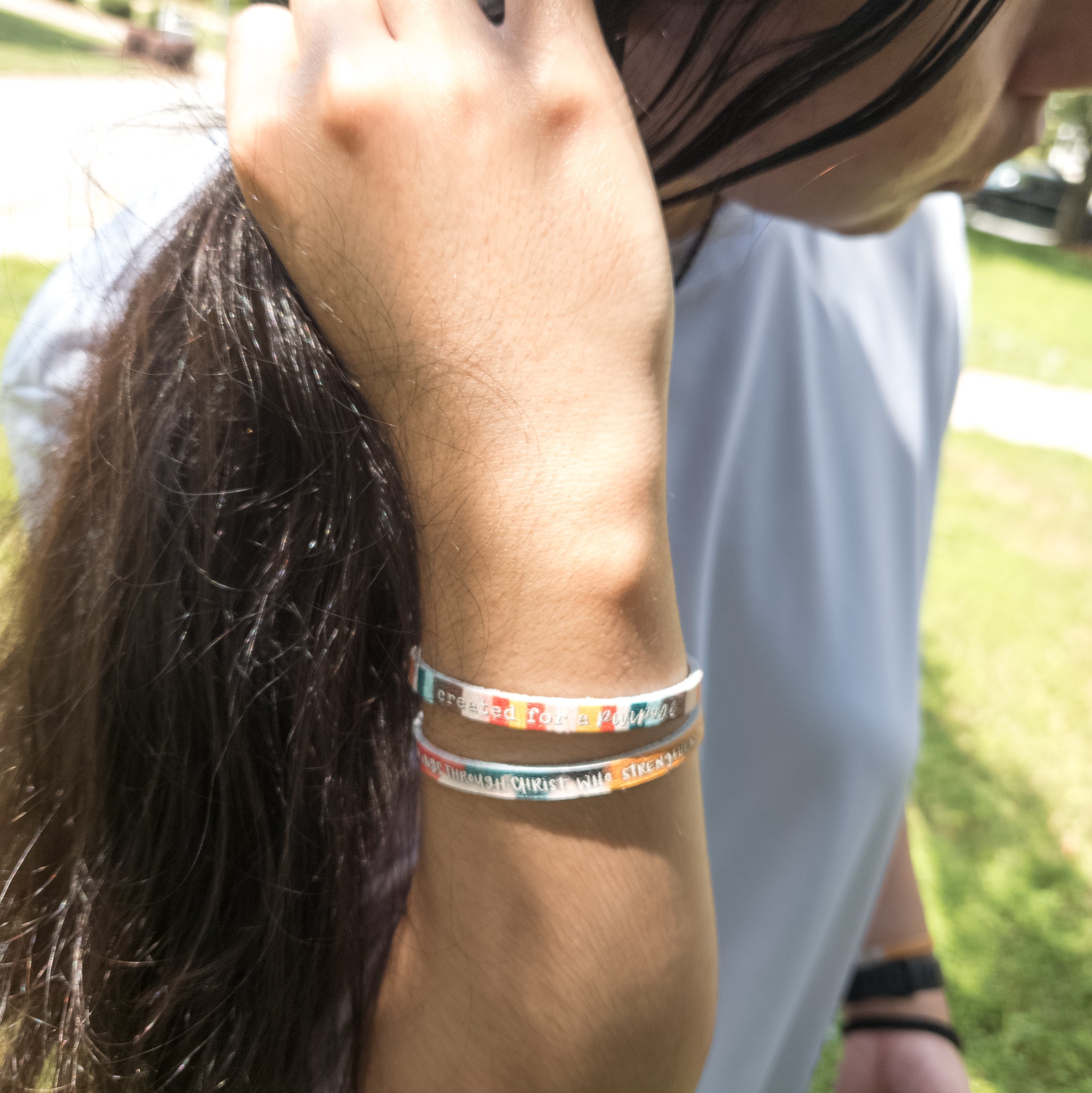 Leather Christian Bracelet