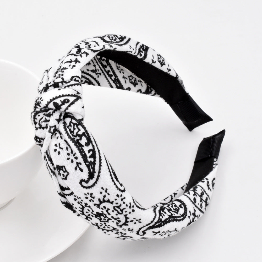 White Bandana Headband.