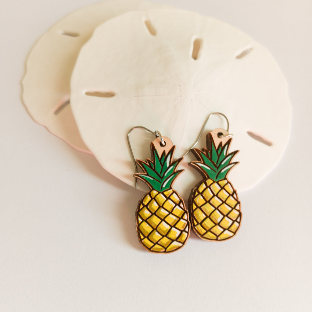 PINEAPPLE Mini Drop Earrings - Soul Happy